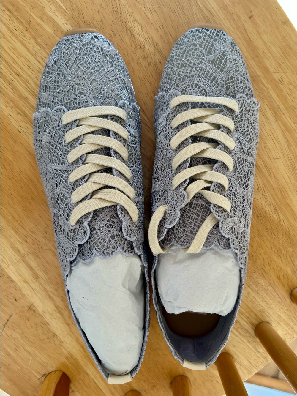 Dolce Vita Lace Sneakers with Cream Laces